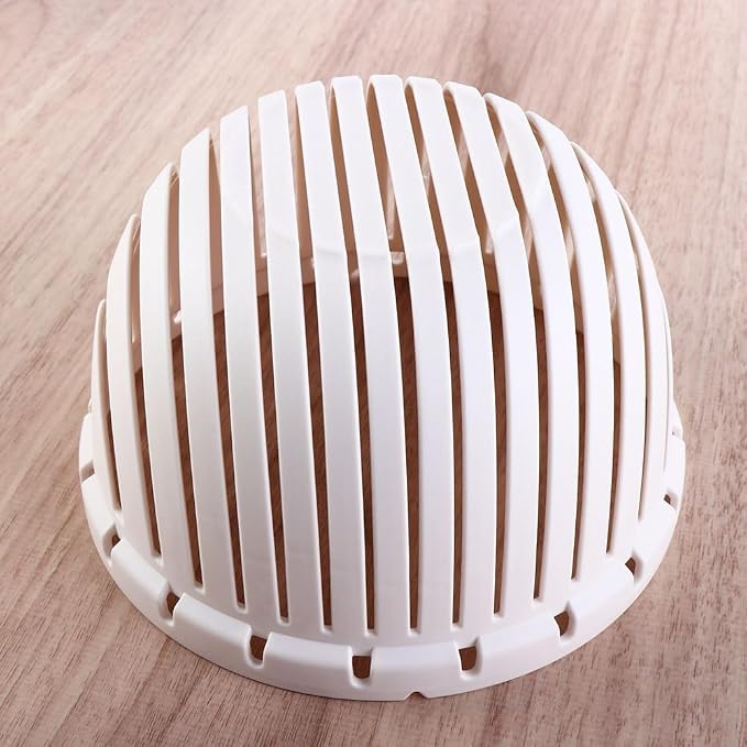 Vctitil Multi-Functional Fast Salad Cutter Bowl - Rotatable Chopping Tool Vegetable Slicer, Food Grade Material Cutting