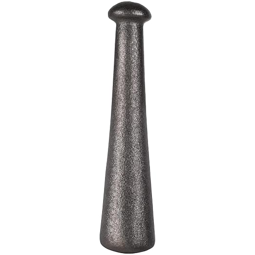 Cast Iron Mortar and Pestle Tool Set Rock-Ore Crusher Grinder Large Size 8 Pound / 3.6KG, Gold Panning Mining Pulverizer, Multipurpose for Kitchen Spices Grinder Smasher
