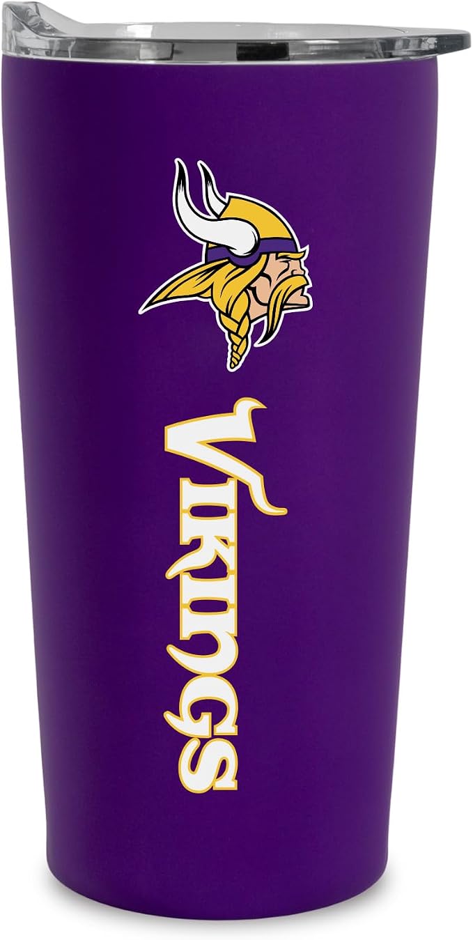 Rico Industries NFL Football Soft Touch, Easy Grip Tumbler