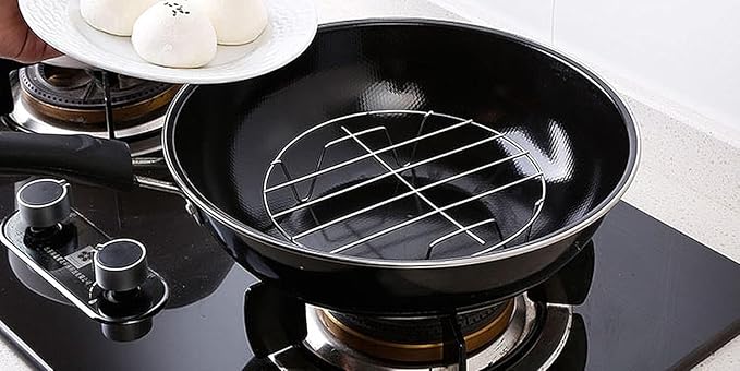 9 Inch Round Cooling Racks for Cooking and Baking 304 Stainless Steel Cooling Racks Baking and Cooling Steaming Rack w Stand Cookware for Air Fryer Pressure Cooker Canning