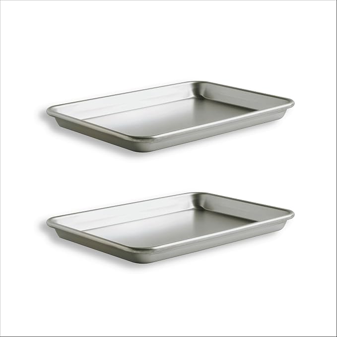 Nordic Ware Aluminized Steel Quarter Sheet Baking Pans, 2-Pack