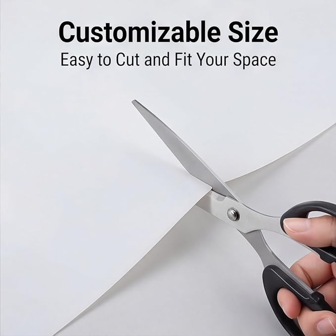 36” x 24”Silicone mat, Large Silicone Heat-Resistant mat, Kitchen countertop Non-Slip mat, Craft Table placemat.(Translucent)