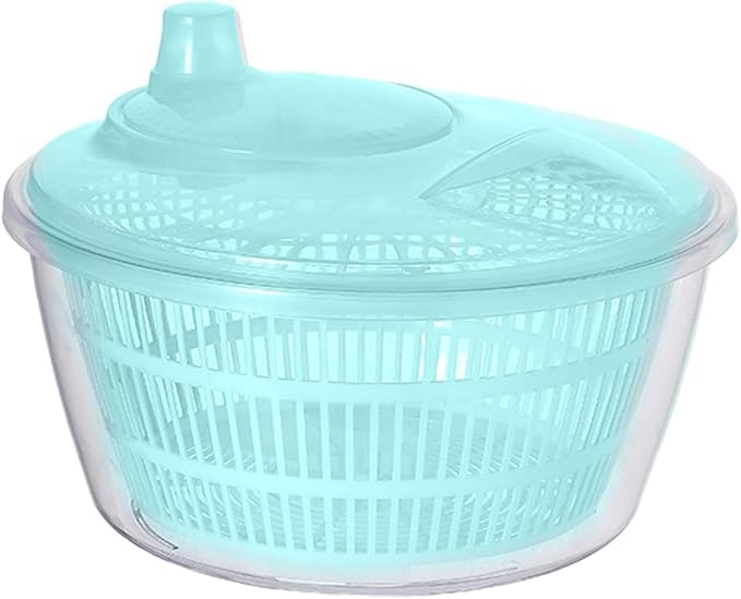 Salad Spinner, Fruits Vegetable Washer Dryer, Fruits And Vegetables Dryer, Lettuce Spinner, Lettuce Vegetables Washer Dryer Drainer Crisper Strainer For Home Kitchen Washing & Drying Leafy Vegetables