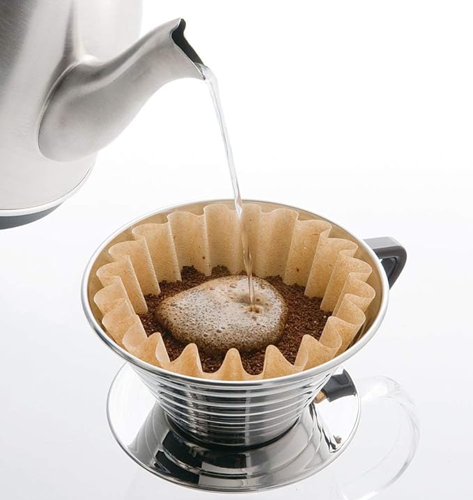 Kalita Wave Series Wave Dripper 155# 04021 [1-2 Person] (Japan Import)