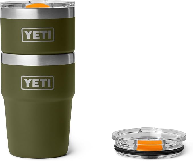 YETI Rambler 16 oz Stackable Tumbler, Vacuum Insulated, Stainless Steel with MagSlider Lid | Stackable