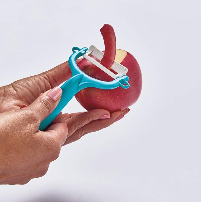 KYOCERA Fruit & Vegetable No-Rust, Ultra-Sharp Ceramic Y-Peeler | KYOCERA Ceramic Y-Peeler: Ultra-Sharp, Non-Corrosive Blade for Effortless Peeling – Ergonomic & Dishwasher Safe