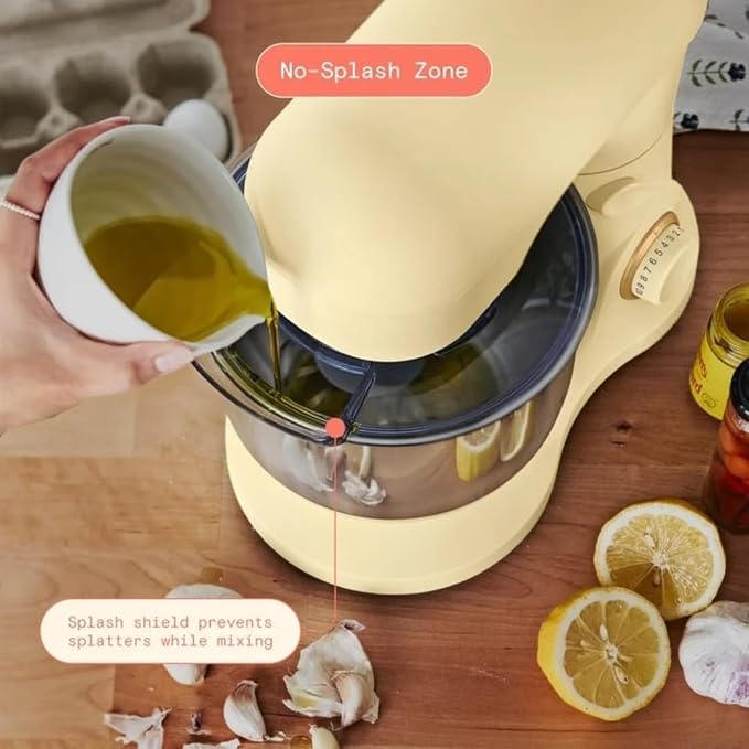 Wonderful Kitchen Stand Mixer 3.5 Qt Bowl, 12 Speeds Tilt-Head, Dough Hook Flat Beater Whisk for Baking Tasks Metal Build for Baking (ButterCream)