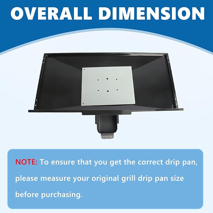 G470-0800-W1 Grease Tray for Charbroil Performance 4 5 Burners Grill | Drip Pan 463347519 463342119 463335517 Grease Drip Tray Grill Accessories. Leak-proof design, Easy slide-in Install