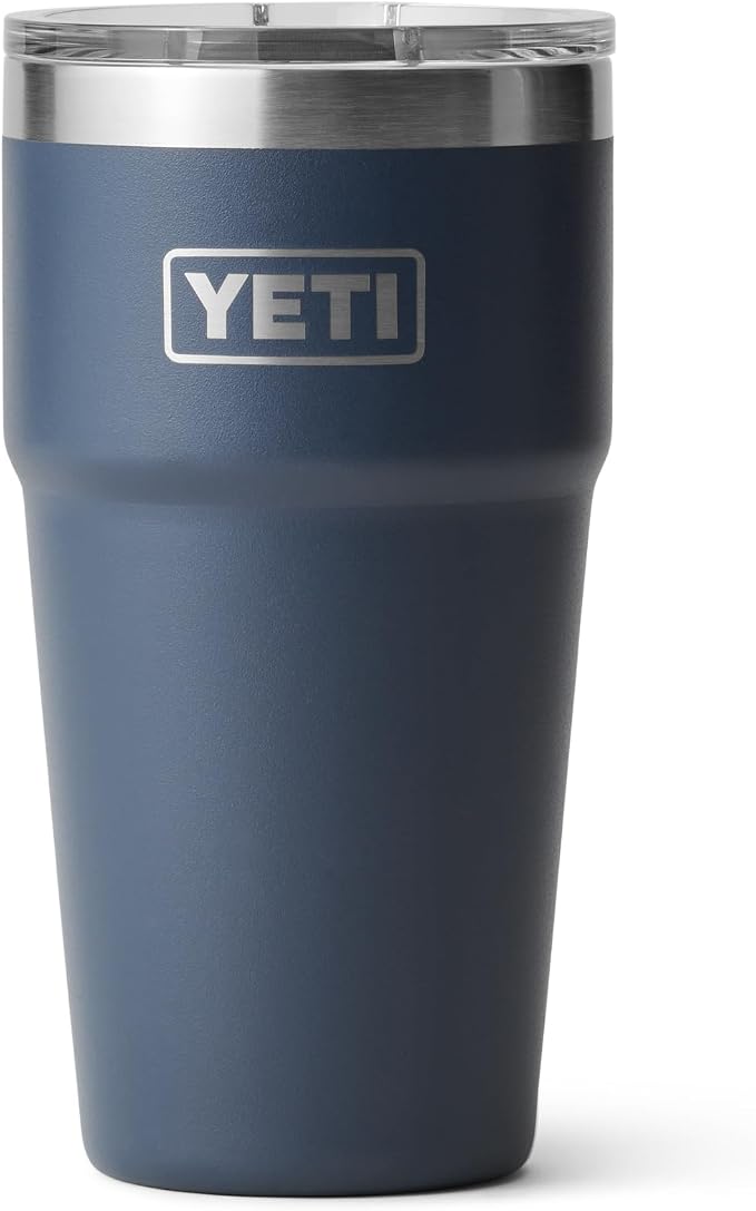YETI Rambler 20 oz Stackable Tumbler, Stainless Steel, Vacuum Insulated with MagSlider Lid