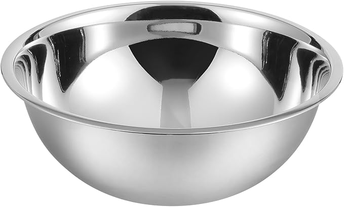 YBM HOME Pack of 1 Stainless Steel Mixing Bowl - Premium Polished Mirror Nesting Metal Bowl for Cooking and Serving, Stackable for Convenient Storage 1195 (0.5 Quart)