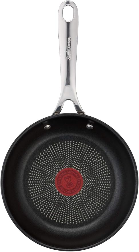 T-Fal Jamie Oliver Nonstick Stainless Steel Frying Pan 2-Pack, 9.5 in and 11 in Skillets