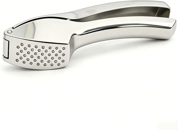 Garlic Press Crusher Mincer, Heavy Duty Kitchen Tool, Dishwasher Safe