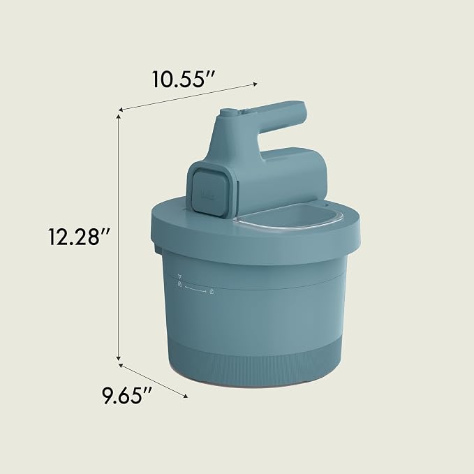 bella 3.5 Qt Hand & Stand Mixer, 2 in 1 Electric Mixer with Bowl, Surf