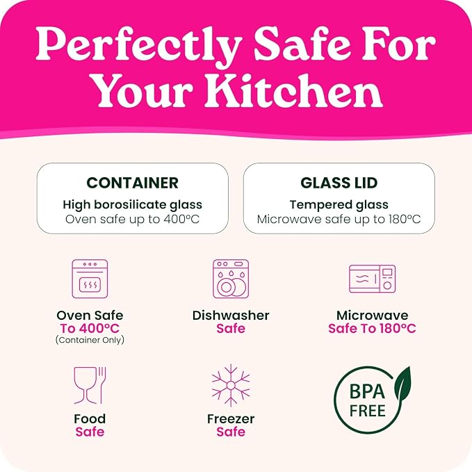 6 Pack Non-Toxic Glass Storage Containers with Glass Lids –15 Oz Borosilicate Small Glass Meal Prep Containers for Lunch, Airtight Food Storage, Microwave & Freezer Safe-Plastic Free (Sage Green)