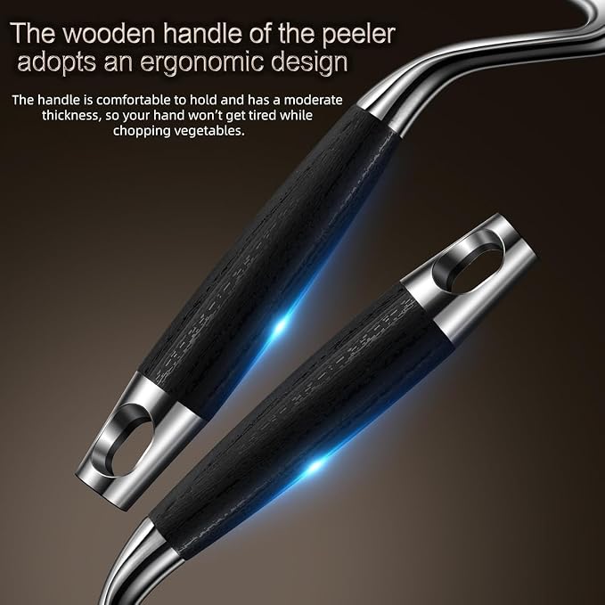 304 Stainless Steel Julienne Peeler. | The julienne side works really well for carrots, zucchini, and cucumbers, which is perfect for salads, stir fry