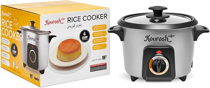YEDI KOUROSH Persian Rice Cooker 4 Cup Tahdig Maker