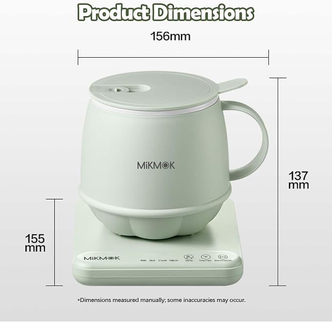 Desk Electric Mug 400ML, 300W Fast Boiling Kettle & Portable Water Warmer | 45-100℃ Temperature Control, 4-in-1 Modes, LED Digital Display Mini Water Dispenser For Coffee Tea Oatmeal Office Dorm Home
