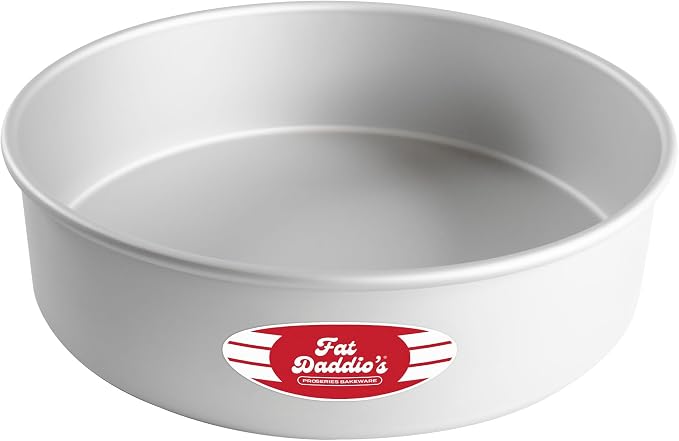 Fat Daddio's Anodized Aluminum Round Cake Pan, 12 x 3 Inch