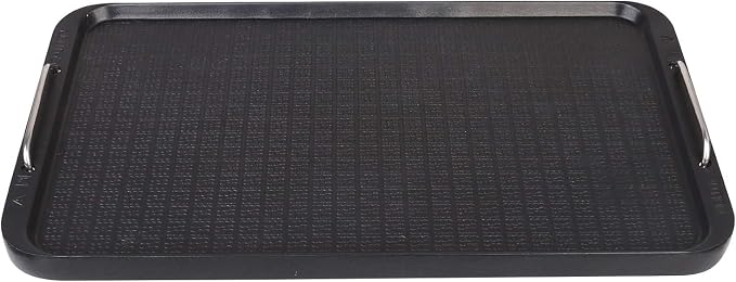 Flat Top Griddle for Stovetop, Non-Stick Griddle Grill Pan, Stove Top Grill,14.96" x 8.66", Works with Power XL,Chefman, Carl Schmidt Sohn, Cusimax, Techwood Smokeless Grill,Aluminum,Dishwasher Safe