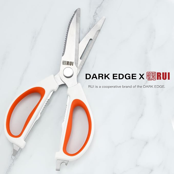 Kitchen Shears Come Apart with Magnetic Holder Magnetic Scissors for Fridge | Kitchen Scissors Magnet Sheath Set, Magnetic Holder, Magnet Protector, Strong Magnetic Protective Cover for Kitchen Shears