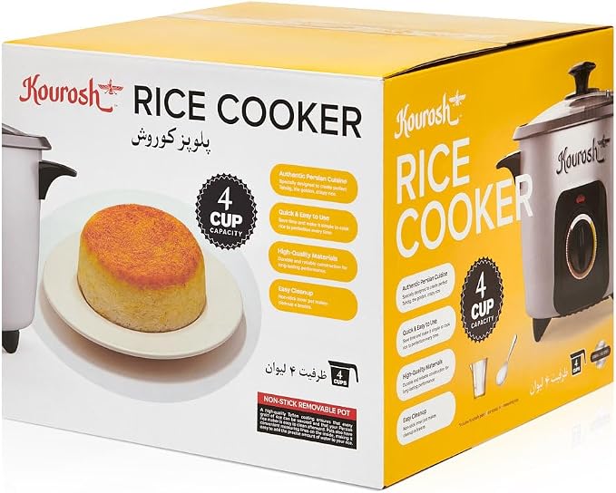 YEDI KOUROSH Persian Rice Cooker 4 Cup Tahdig Maker