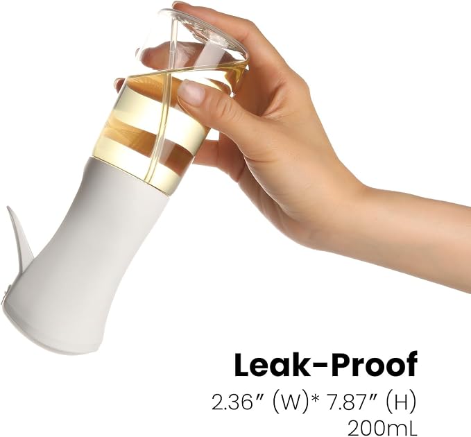 oil spray PET bottle 200ml Upgraded Version.Fine Mist Spray Bottle for Air Fryer, Olive Oil, Avocado Oil, Healthy Nonstick Frying, Commercial & Home Kitchen Use (PS600　1Pc)
