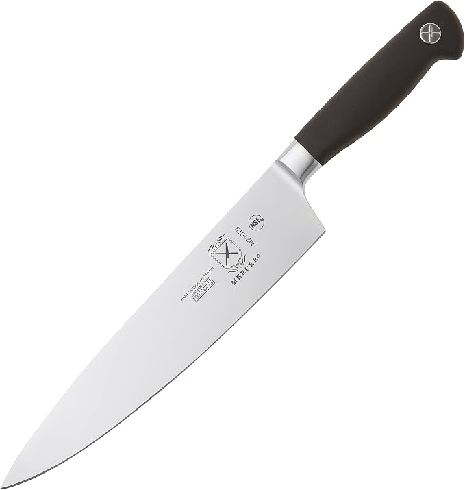 Mercer Culinary M21079 Genesis 9-Inch Short Bolster Chef's Knife,Black