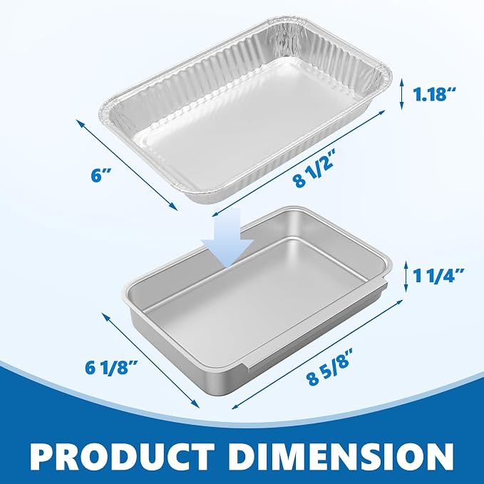 93305 Grease Catch Pan for Weber Spirit 200/300/Genesis II 300 SER Grills | Grill Grease Tray with Disposable Drip Liners for Weber Spirit e-210 e-220 e-310 e-320 e-330 Genesis II e-310/315/325/330/335
