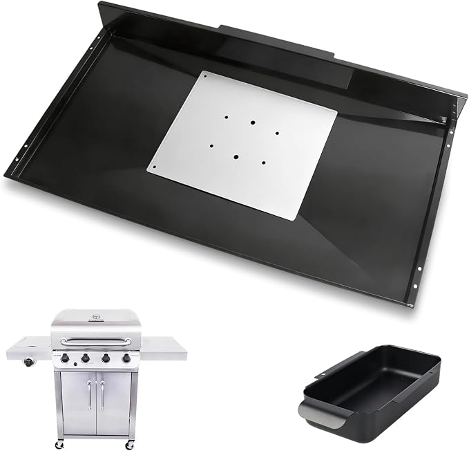 G470-0800-W1 Grease Tray for Charbroil Performance 4 5 Burners Grill | Drip Pan 463347519 463342119 463335517 Grease Drip Tray Grill Accessories. Leak-proof design, Easy slide-in Install