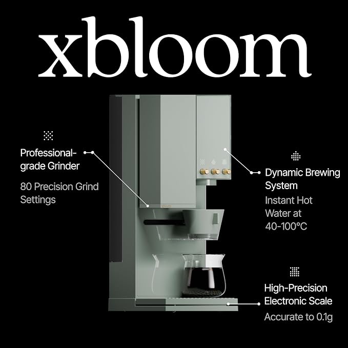 xBloom Studio Coffee Machine, Drip Coffee Maker, Grinder&Scale, AppControl