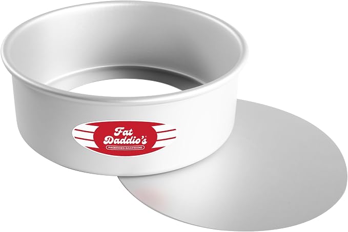 Fat Daddio's PCC-83 Anodized Aluminum Round Cheesecake Pan, 8 x 3 Inch