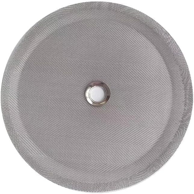 4 Pack French Press Filters 4.5 inch, 50 Oz 12 Cups Replacement Screen | 4 Pack 4.5 Inch | 100 Mesh Ultra Fine | Reinforced Metal Center Ring | 304 Stainless Steel | Fits 1.5L large French Press
