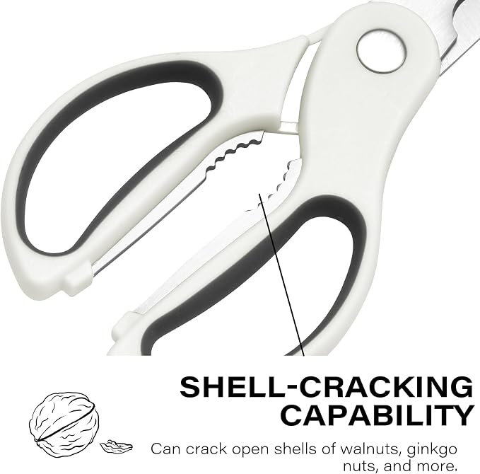 Heavy Duty Kitchen Scissors with Magnetic Holder Magnetic Shears for Fridge | Kitchen Scissors Magnet Sheath Set, Magnetic Holder, Magnet Protector, Strong Magnetic Protective Cover for Kitchen Shears