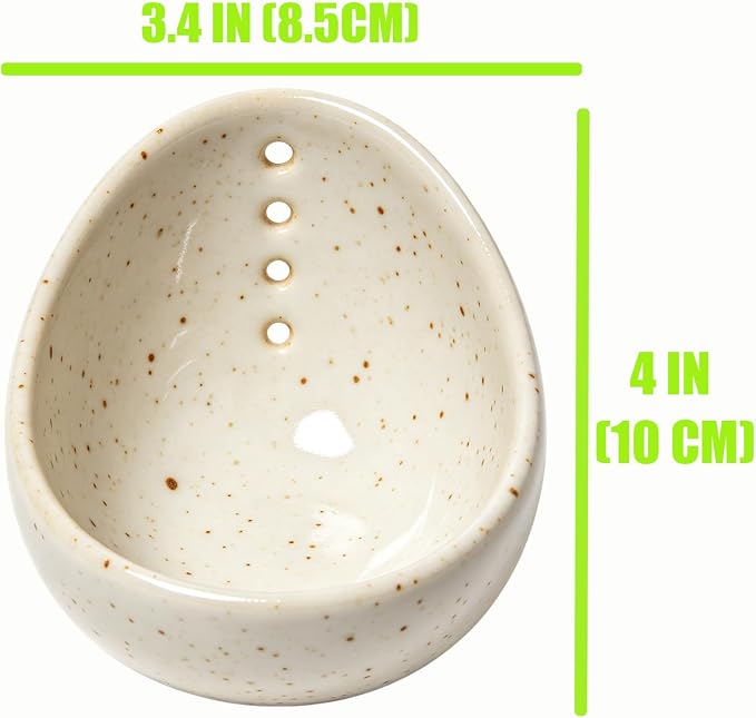 2026 Latest Herb Stripper Pottery Bowl Cutter Tool: Stripping Ceramic Fresh Herbs Kale Striper Cilantro Cutting Razor Gifts Herbalists Peeler Shredder Chopper Clay Copper Small Cup Grater (GREEN B)
