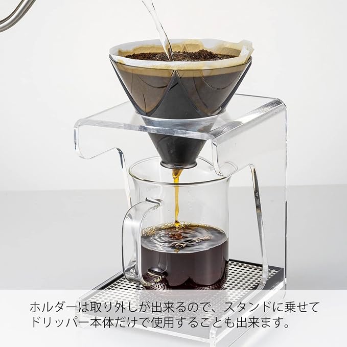 Hario V60 "Mugen" Ceramic Coffee Dripper, Size 02, White
