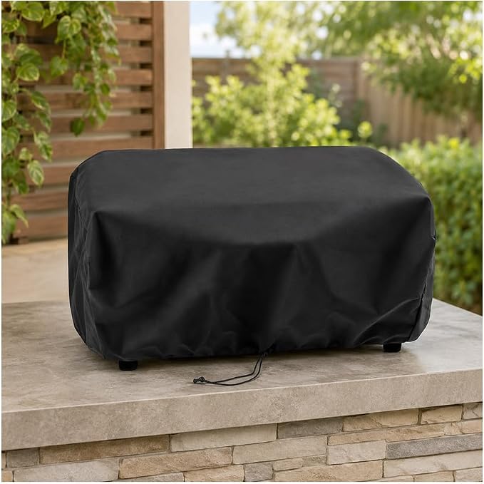 Electric Griddle Cover for Wolf Gourmet WGGR100S Tabletop Griddle Outdoor Protective Cover Dust Resistant Storage Cover 22.5 x 19 x 9 in