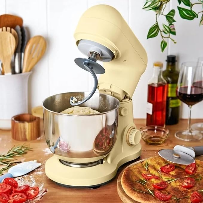 Wonderful Kitchen Stand Mixer 3.5 Qt Bowl, 12 Speeds Tilt-Head, Dough Hook Flat Beater Whisk for Baking Tasks Metal Build for Baking (ButterCream)