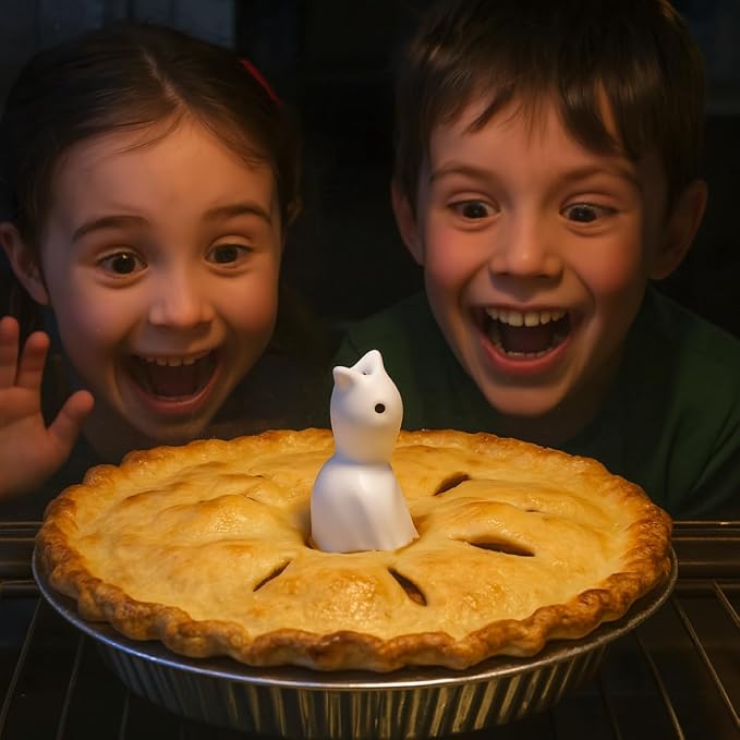 Mrs. Anderson’s Baking Pie Birds, Fine White Porcelain, Set of 2