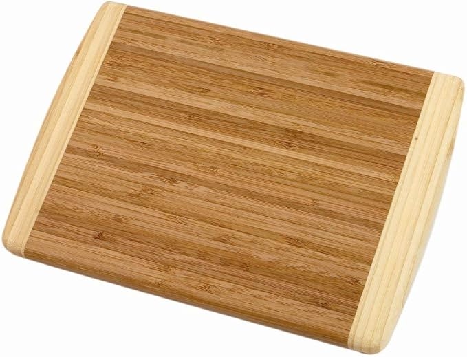 Totally Bamboo Hana Cutting Board – 10" x 7" Small Bamboo Prep Board | Lightweight, Durable & Gentle on Knives | Stylish Compact Cutting Surface for Chopping Fruit, Veggies & Garnishes