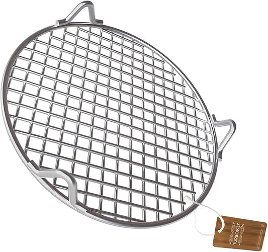 Barbecue Grids Grill Wire Cooling Racks with Legs Dia 11" 304 Stainless Round Cooking Racks for Barbecue Air Fryer Instant Pot Pressure Cooker Canning Dutch Oven (280mm/11")