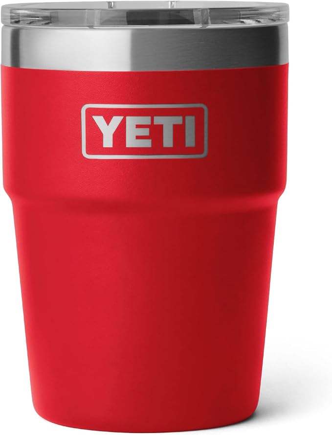 YETI Rambler 16 oz Stackable Tumbler, Vacuum Insulated, Stainless Steel with MagSlider Lid | Stackable