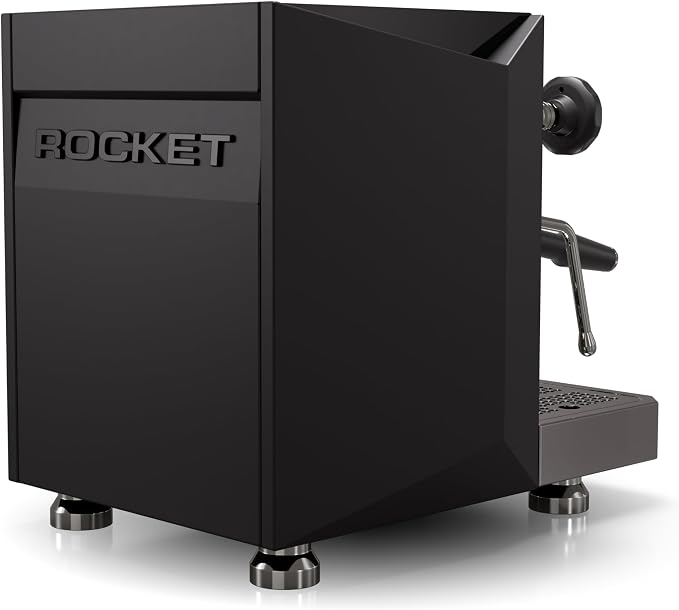 Rocket Espresso Giotto FAST R Espresso Machine | Rotary Pump | Heat Exchanger | PID Temperature Control | (Black)