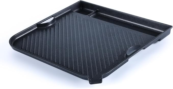 COOKKING - Master Grill Pro, Korean Traditional BBQ Grill Pan - Stovetop Nonstick Indoor/Outdoor Smokeless BBQ Cast Aluminum Grill Pan (MasterGrill Pro) (No Induction), Made in Korea