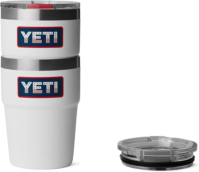 YETI Rambler 16 oz Stackable Tumbler, Vacuum Insulated, Stainless Steel with MagSlider Lid | Stackable