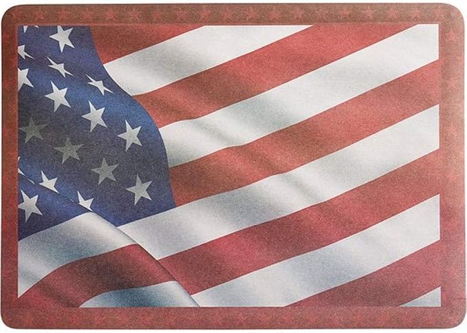 American Flag Paper Placemats for Dining Table – Disposable Color Table Mats Great for Parties 10"x14" American Flag 50 ct