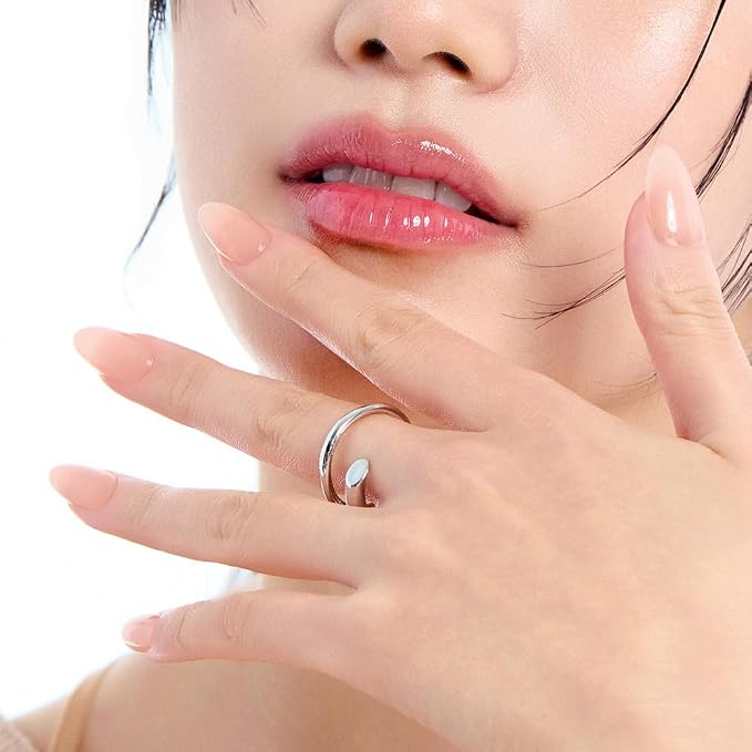 ohora Gel Press On Nails | Beige, Ombre, Medium Oval | Blush Beige | Salon-Quality, 100% Real Gel, No UV Lamp, No Glue, Non-Toxic | 15 Sizes, 30 Tips | Long Lasting press ons, K beauty nails