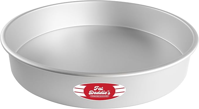 Fat Daddio's Round Cake Pan, 16 x 3 Inch, Silver