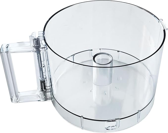7Cup Food Processor Bowl Compatible with Cuisinart DLC-10 Bowl FP-631AGTX-1 | (2 tabs) NOTE: 7 Cup Food Processor Work Bowl features 2 tabs on the top rim of the workbowl, Vanshly