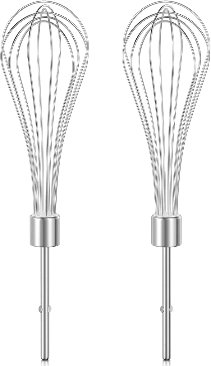 Kitchen Hand Mixer Whisk Attachments FOR KitchenAid Whisk KHMPW,KHM512BM | Replacement KitchenAid Whisk KHM2B, AP5644233, KHM3, KHM5,W10720799 Kitchenaid Egg Beater - 2 Pack