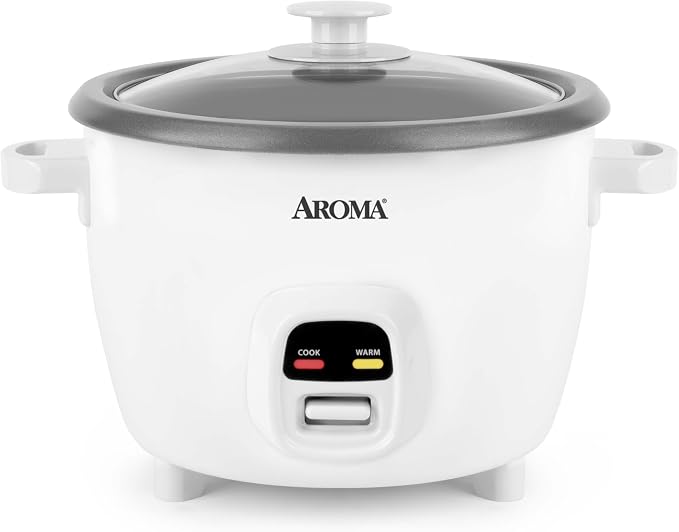AROMA® 20-Cup (Cooked) One-Touch Rice Cooker and Food Steamer with Auto-Warm | 10 cups uncooked, 20 cups cooked (ARC-390NGP)